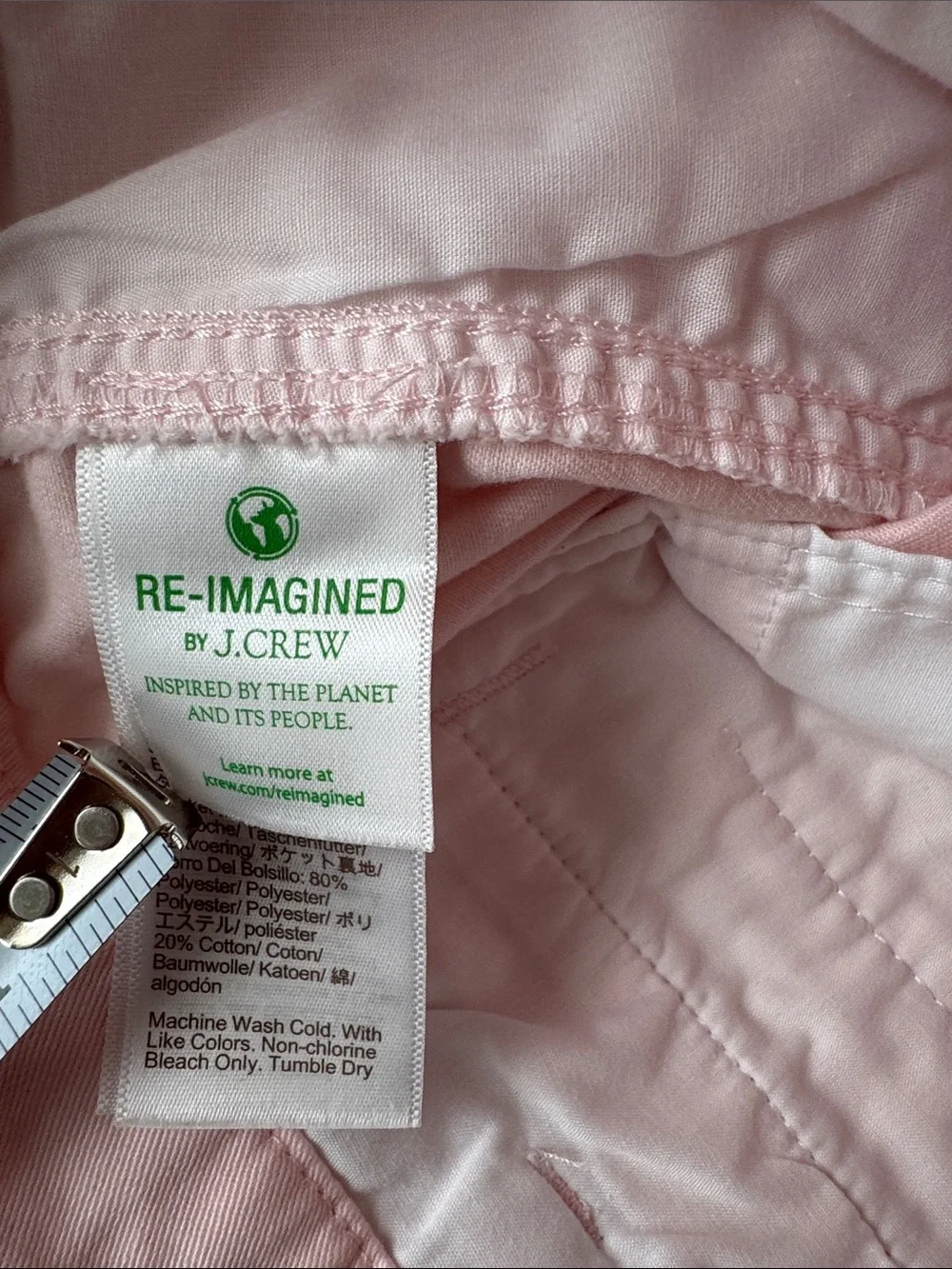 J. Crew High-Rise Girlfriend Chinos - Pale Pink
